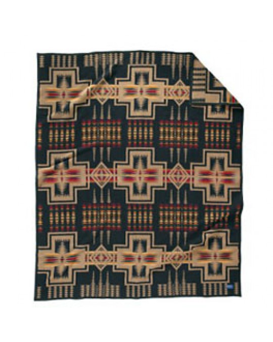 Pendleton "Harding" Decke - dunkel