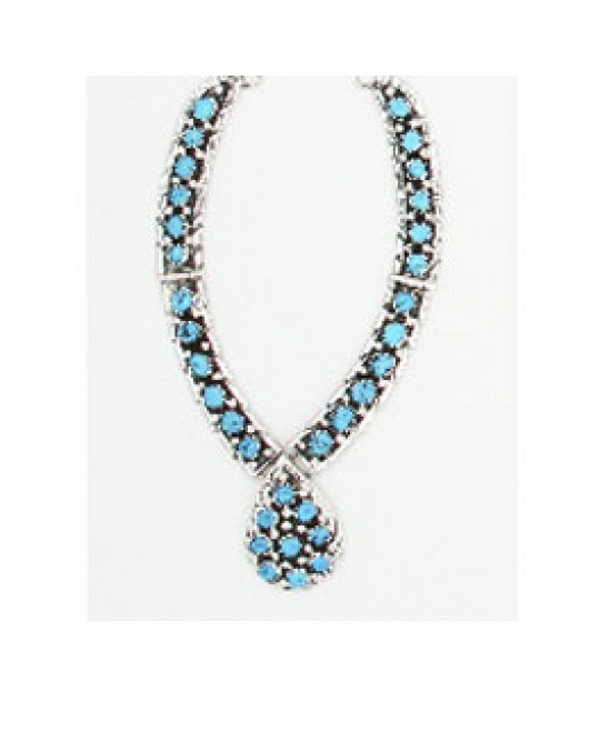 Navajo Silberschmuck: Türkiscollier