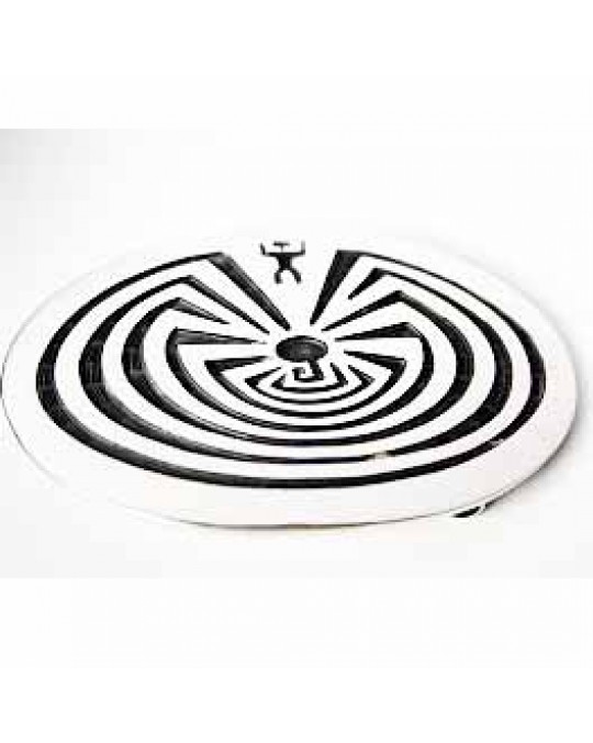 Gürtelschnalle Man in the Maze Labyrinth