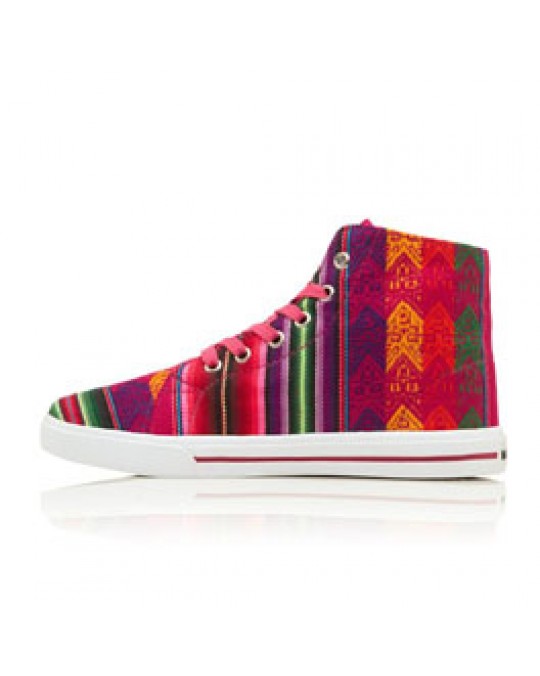 Sneakers aus Peru, Hi Top, "Candy"