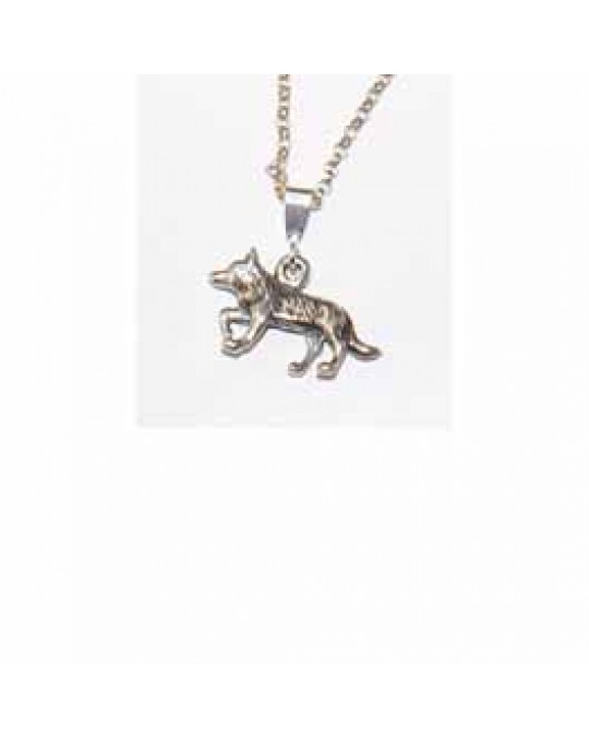 Laufender Wolf kleiner Anhänger