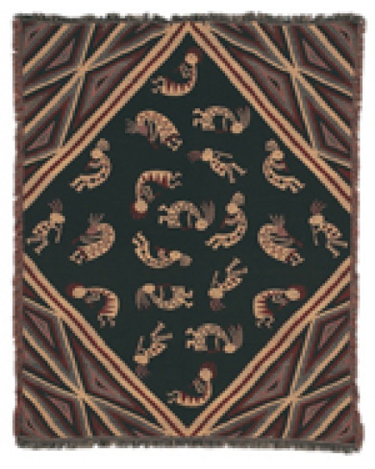 Web-Decke "Kokopelli"
