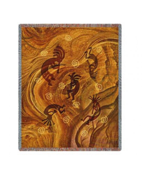 Web-Decke "Kokopelli's Tanz"