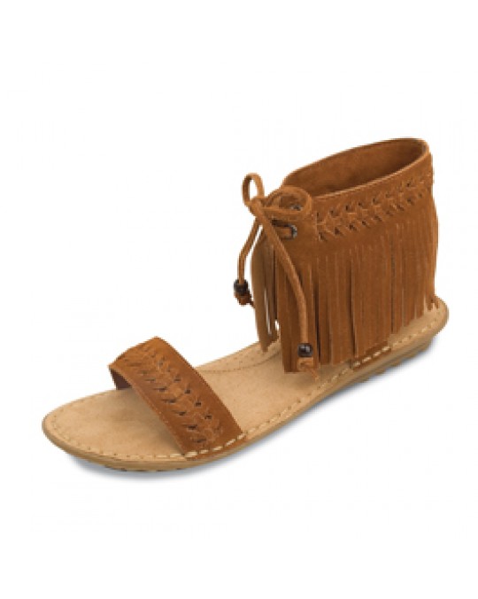 Sandale "Marquette" in cognac-braun Gr. 40