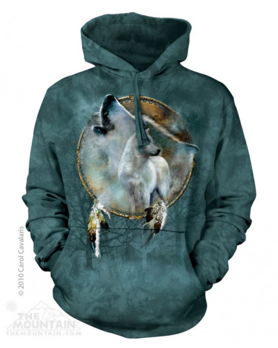 "Wolf Spirit Shield" Hoodie (Kapuzen-Sweatshirt)