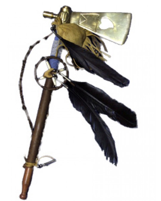 Messing Pfeifentomahawk der Navajo