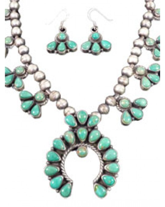 Navajo Silberschmuck "Squash Blossom"