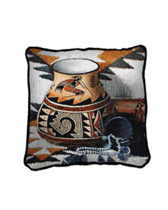Kissen "Kokopelli Vase"