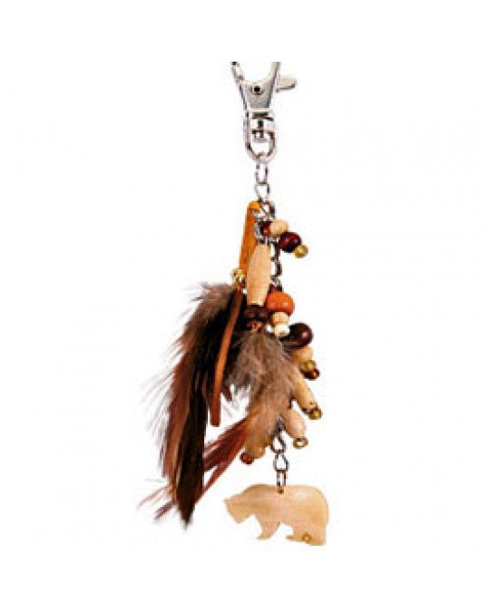 Taschenschmuck Krafttier Bär