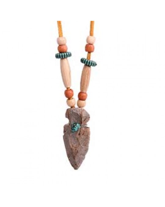 Amulett Pfeilspitze an Lederband