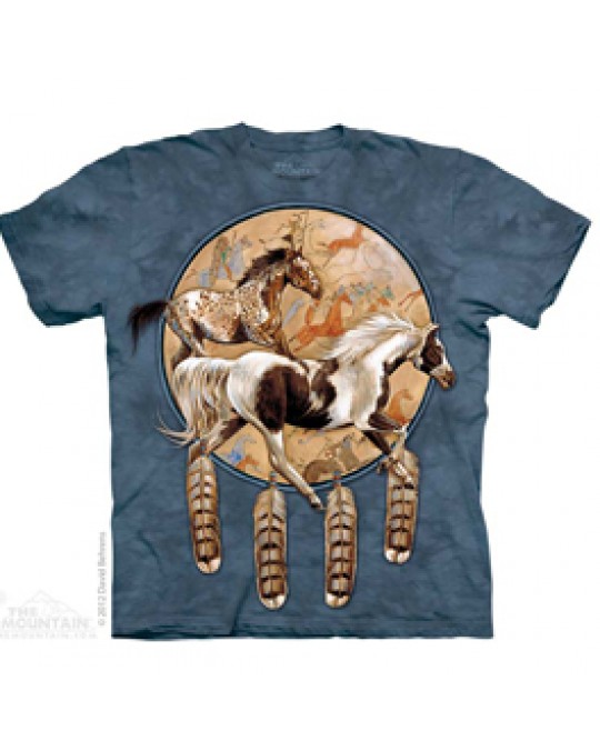 "Soquili" Pferde-Schild T-Shirt von The Mountain