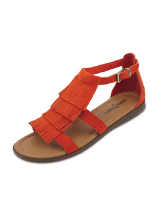 Sandale "Maui" in hellem Rot
