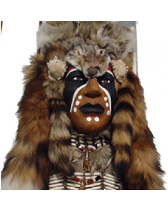 Zeremonialmaske, Dakota-Sioux-Krieger