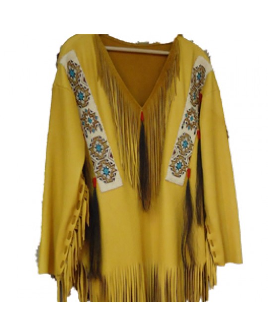 Weiches Hirschlederhemd der Navajo