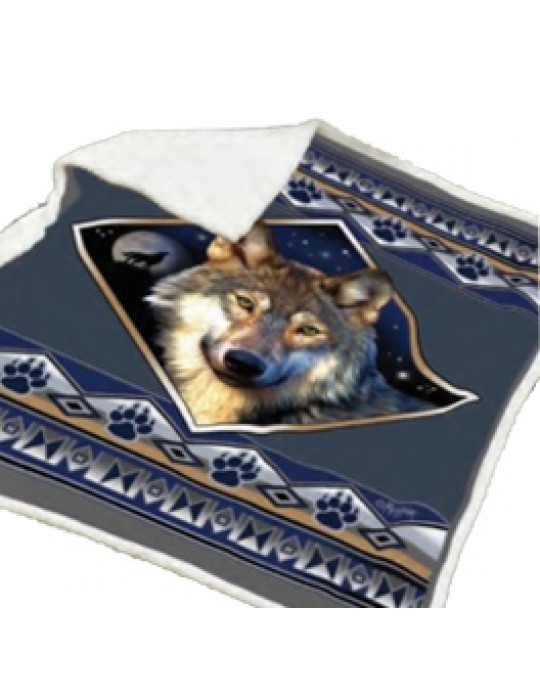 Kuschelige Decke "Wolf Ridge"