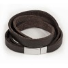 Schwarzes Leder